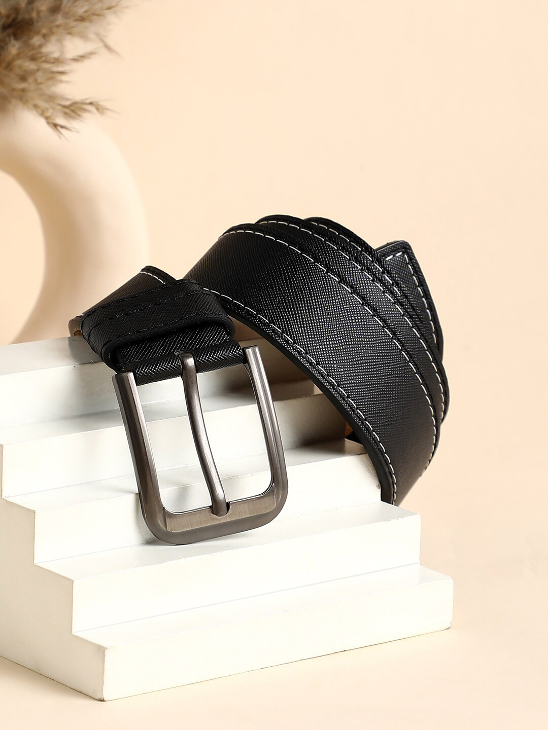 HAUTE SAUCE   Women Textured Leather Belt
