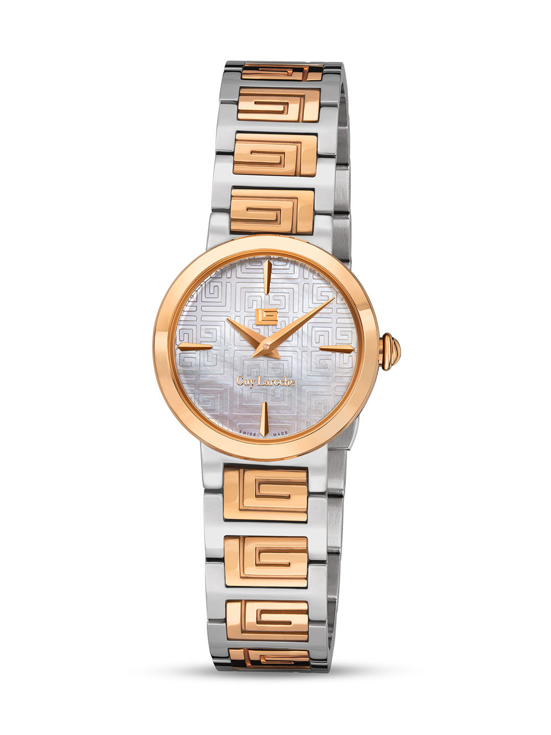 Guy Laroche Women Mother of Pearl Dial Analogue Swiss Made Watch GLWLG0001002