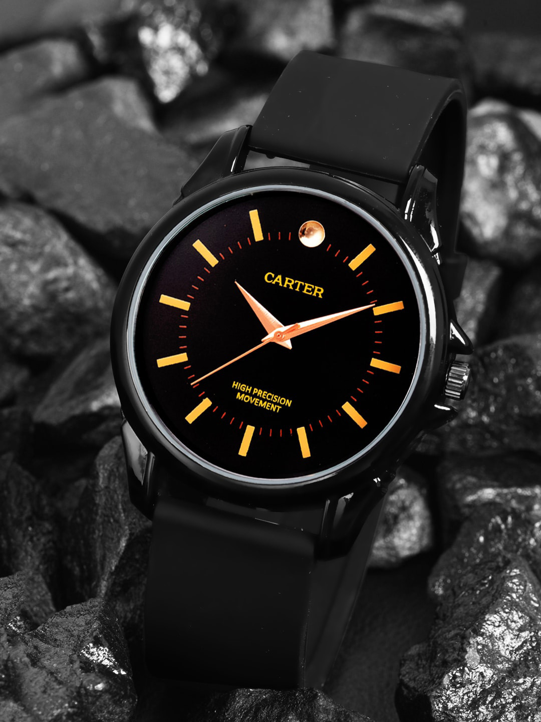 Sandy D Carter Men Dial & Straps Analogue Watch SDC24-94-BK