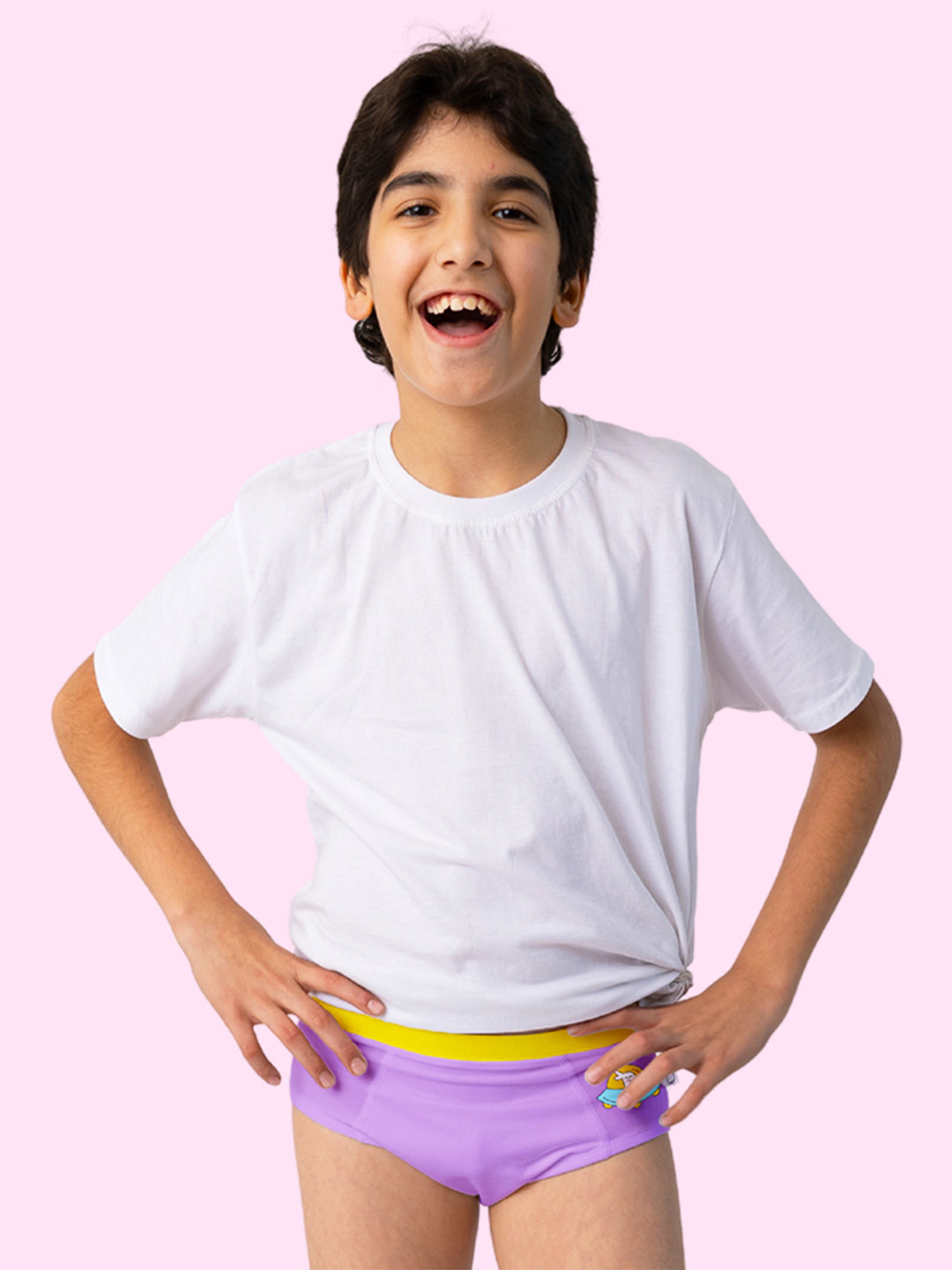 SuperBottoms Boy Supersoft Premium Antimicrobial Mid-Rise Bamboo Briefs