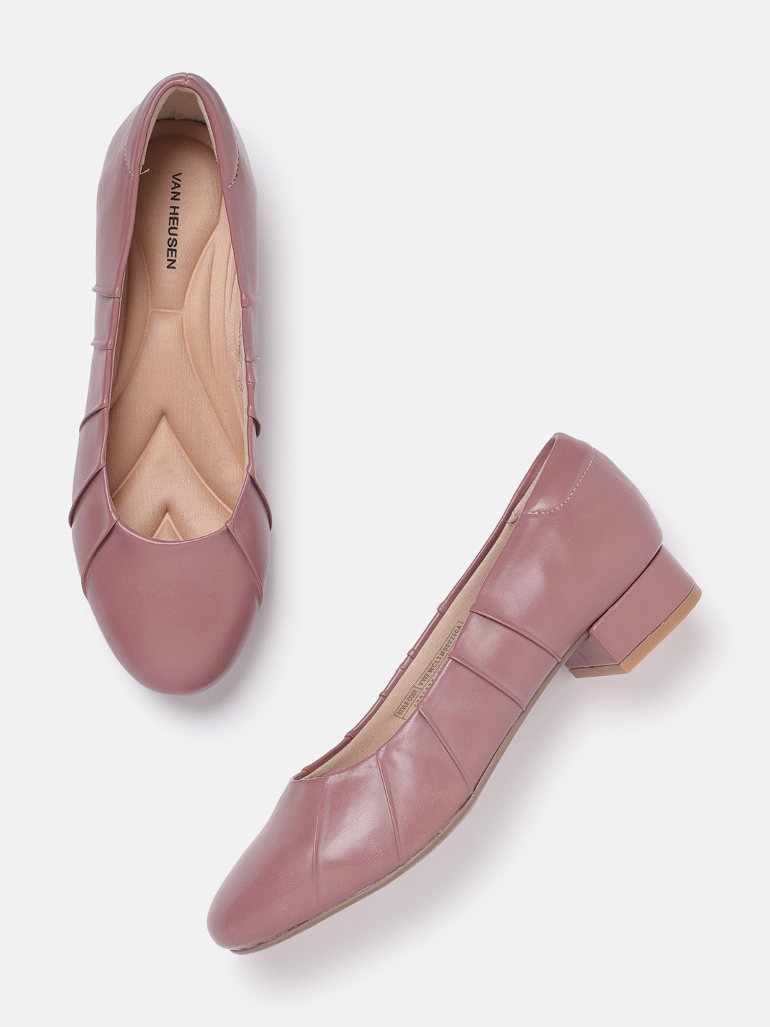 Van Heusen Block Heeled Pumps