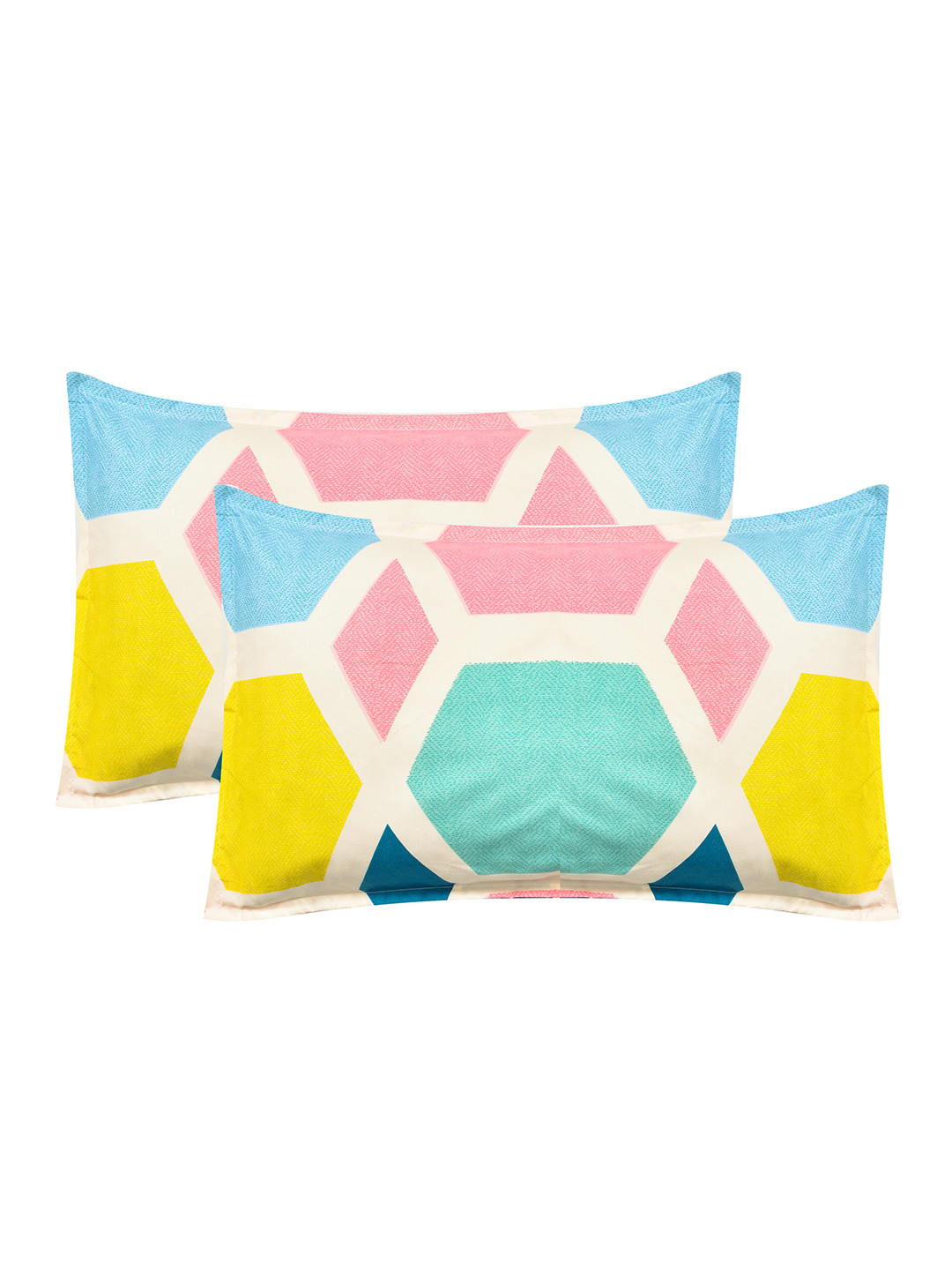 RRC Pink 2 Pieces Rectangle Pillow Covers