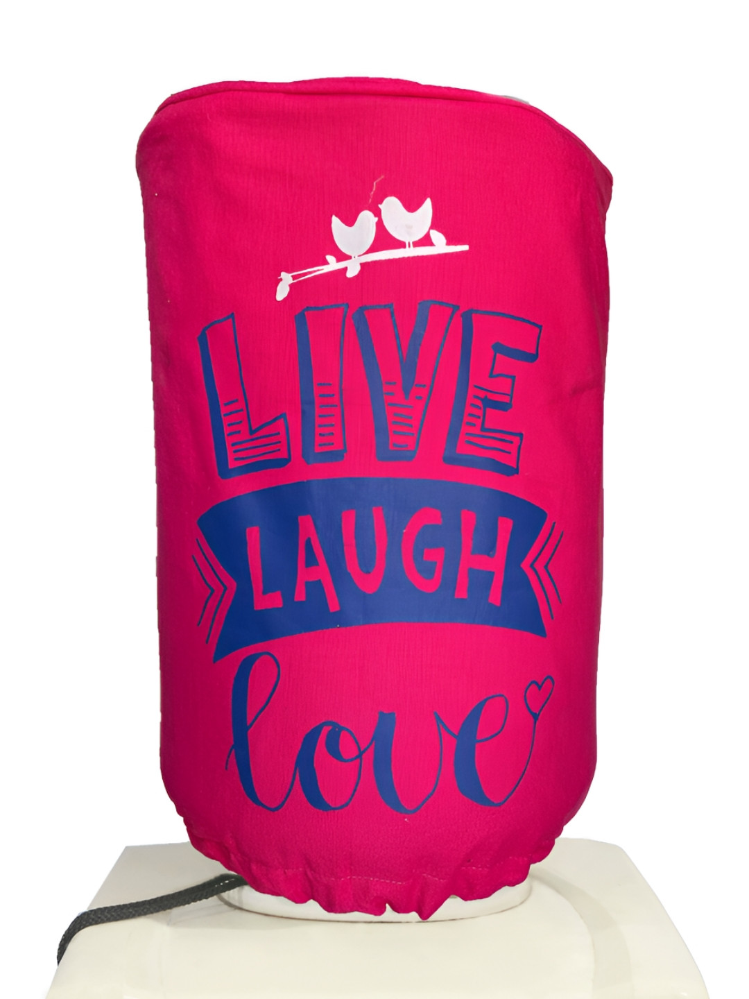 SWAYAM Pink & Blue Printed Water Dispenser Cover