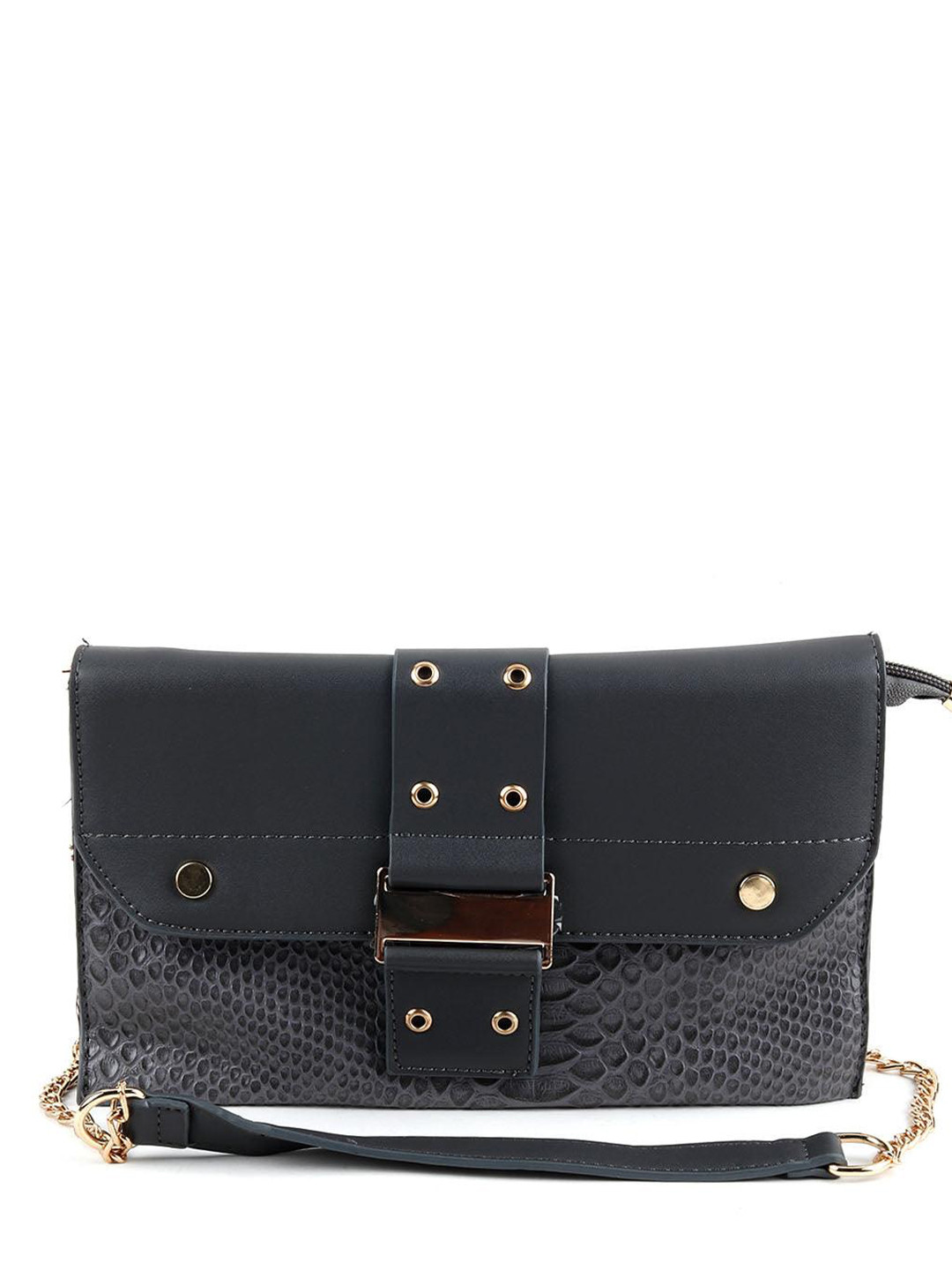 ODETTE Leather Envelope Clutch
