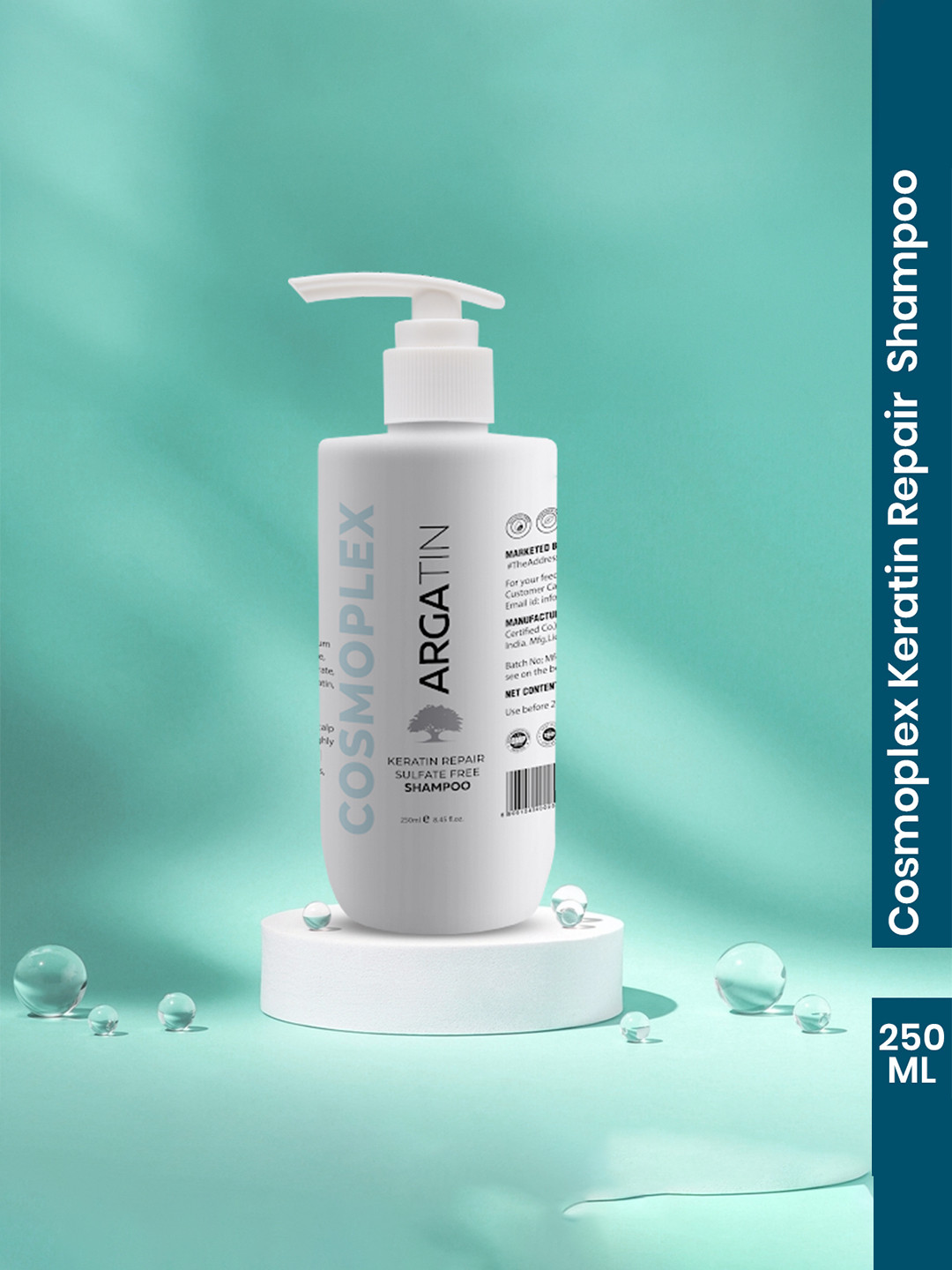 ARGATIN Cosmoplex Keratin Repair Sulphate Free Shampoo - 250ml