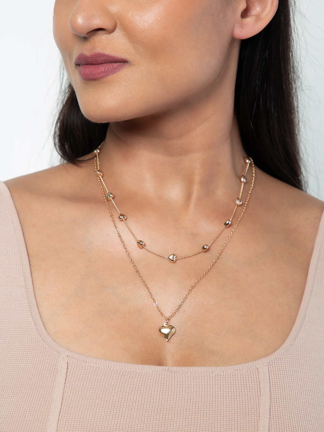 WHITE LIES Alloy Minimal Necklace