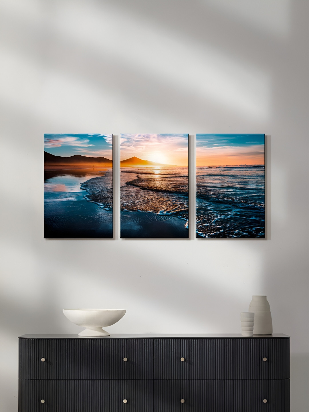 999Store Sky Water & Sunrise Canvas Wall Rectangle Paintings Wall Art
