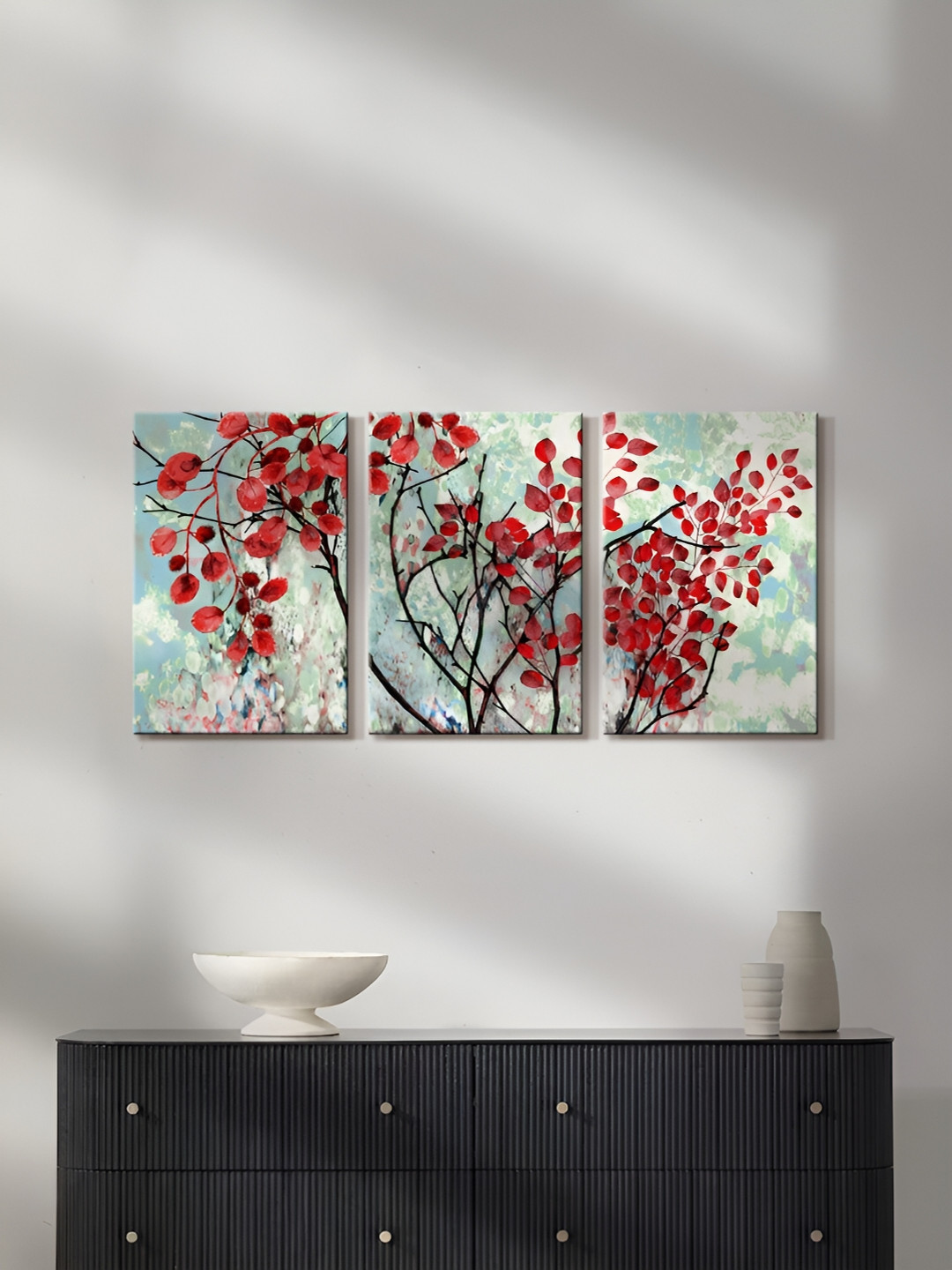 999Store Trees Canvas 3 Pcs Wall Rectangle Paintings Wall Art - 16x10In