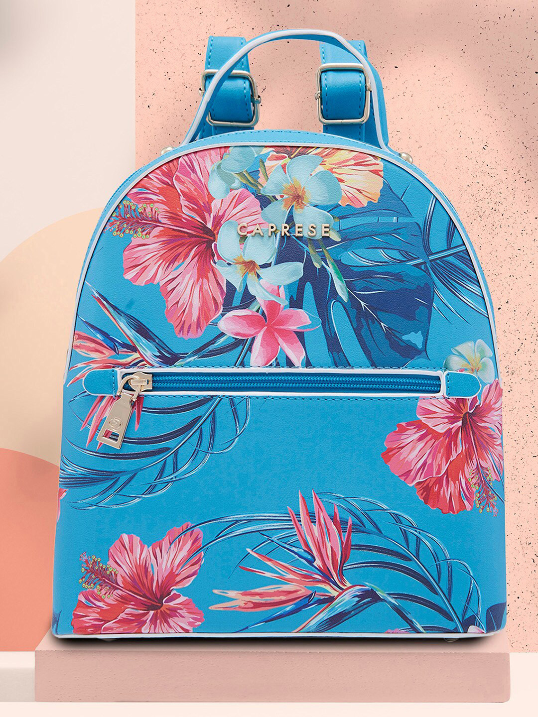 Caprese The Kiara Collection Renee Floral Printed Ergonomic Backpack