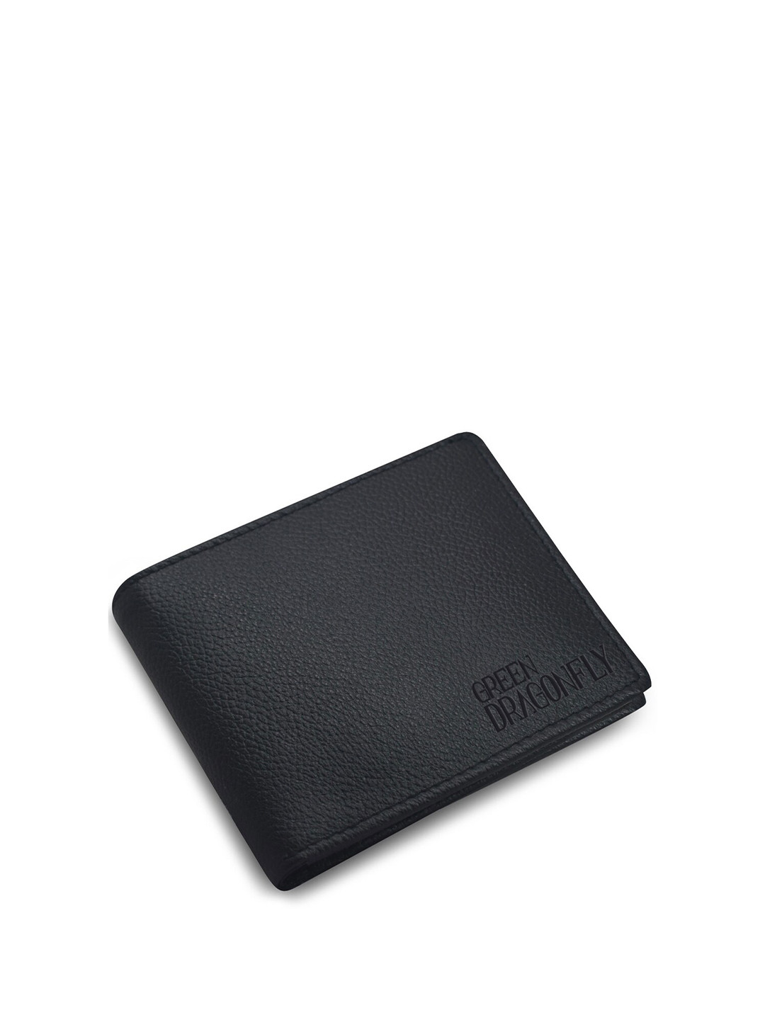 GREEN DRAGONFLY Men Textured Leather Two Fold Wallet