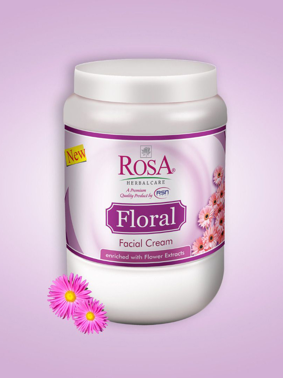 ROSA Floral Facial Cream Enriched With Vitamin -E Prevent From Anti Ageing-800g