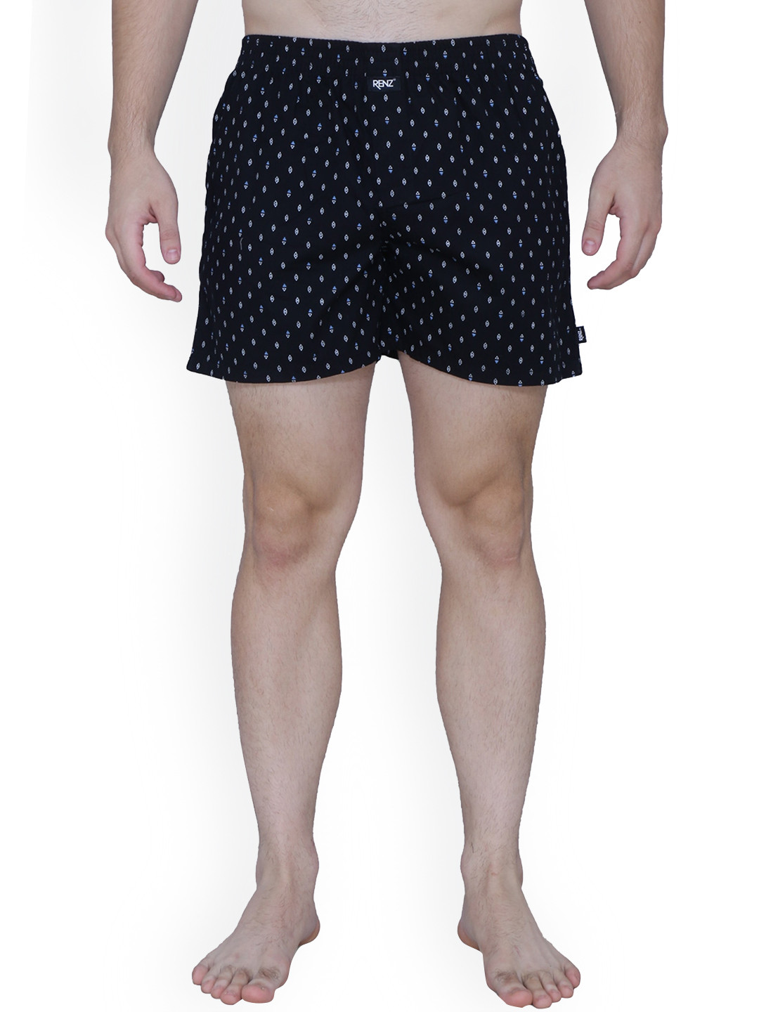 RENZ Printed Anti Roll Pure Cotton Boxers RBX3006_M
