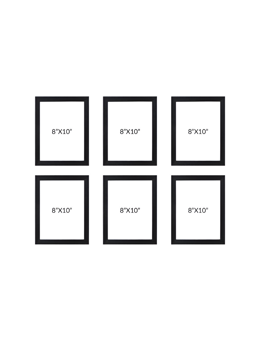 nest ART Red & Green 6 Pieces Good Thought Wall Art