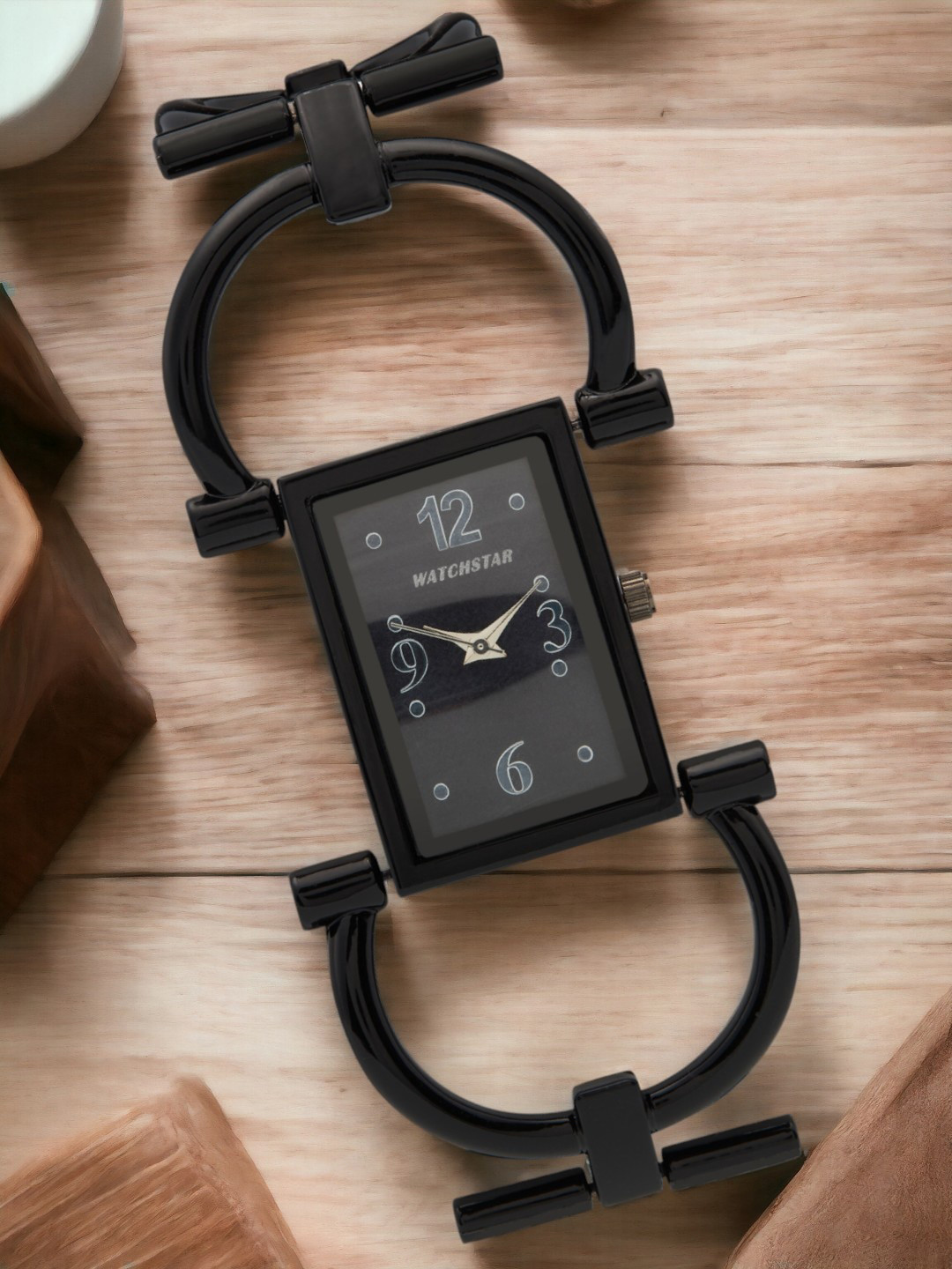 WATCHSTAR Festive Watch Women Stainless Steel Straps Analogue Watch Spider BlackDL