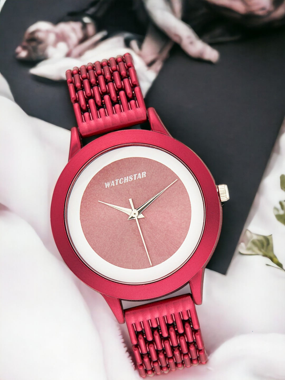 WATCHSTAR Women Stainless Steel Bracelet Style Straps Analogue Watch Laxi BitDL