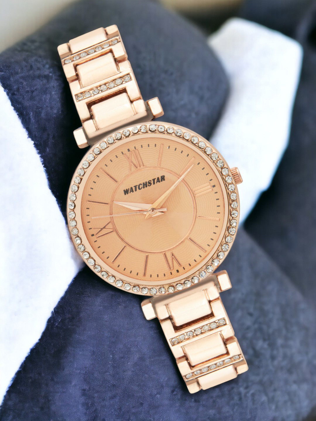 WATCHSTAR Women Stainless Steel Bracelet Style Straps Analogue Watch Glory copper DL