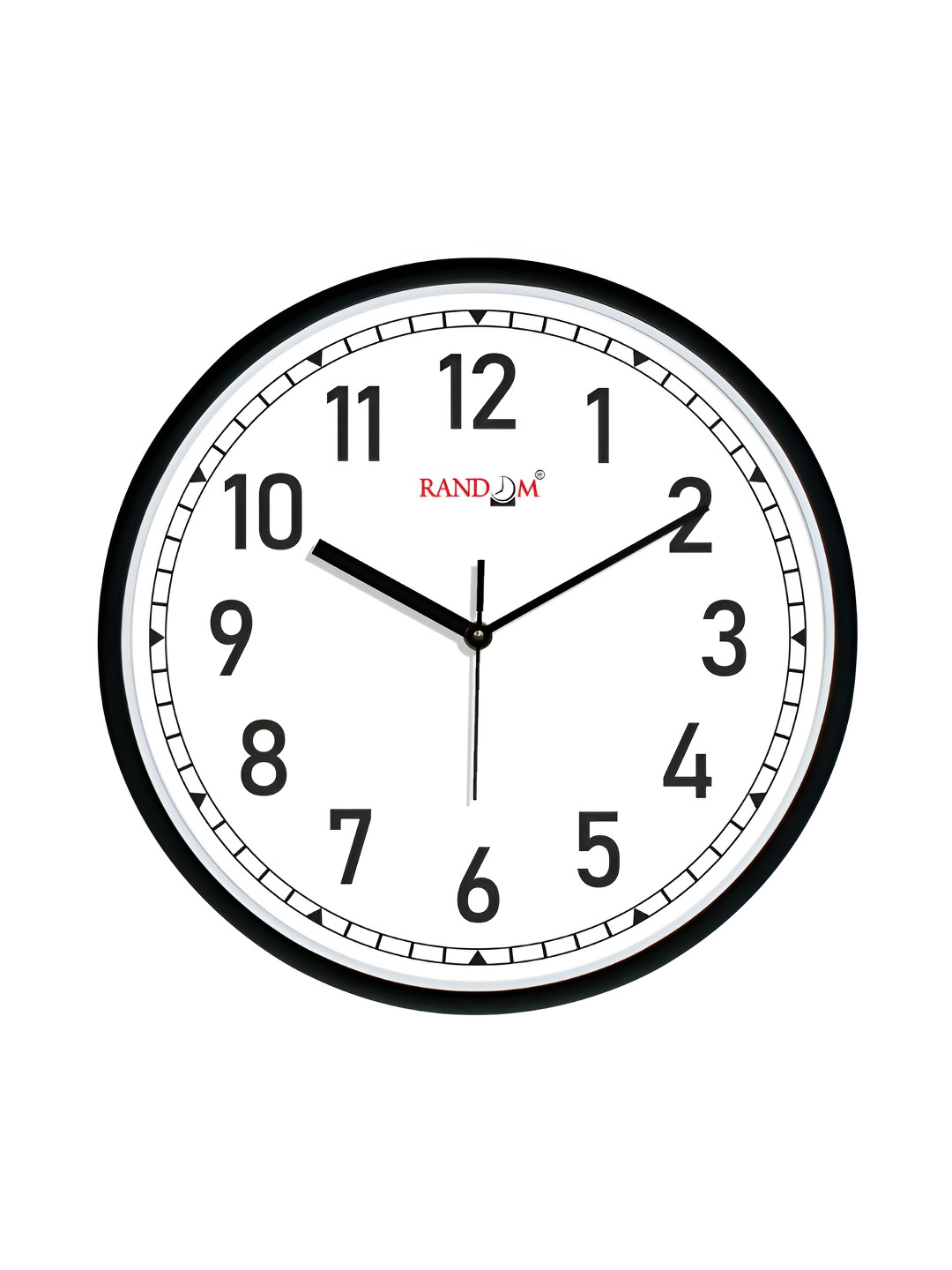 RANDOM Classic & Modern Stylish Plastic Tic-Toc Movement Battery Analogue Wall Clock-30cm