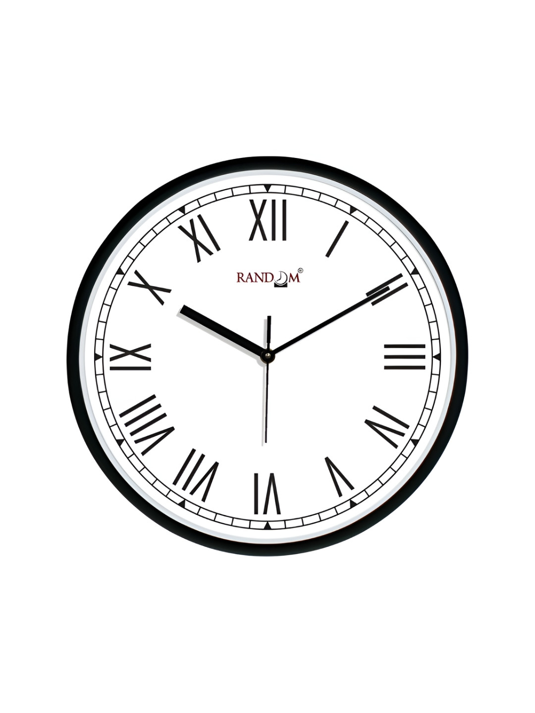 RANDOM Classic & Modern Stylish Plastic Tic-Toc Movement Battery Analogue Wall Clock-30cm