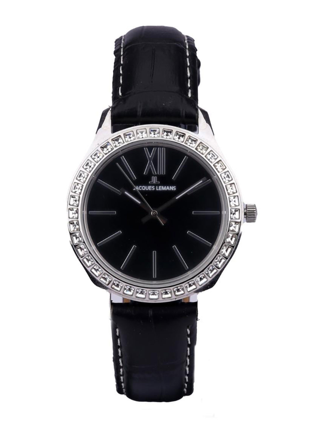 Jacques Lemans Women Dial & Leather Bracelet Style Straps Analogue Watch 1-1797AZZ