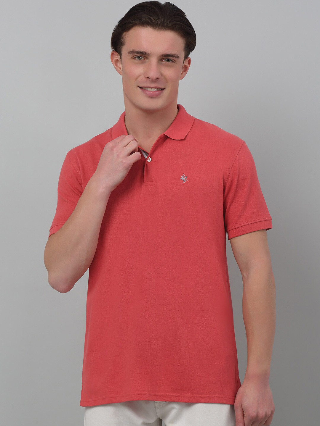 Cantabil Polo Collar Short Sleeves Regular Fit T-shirt