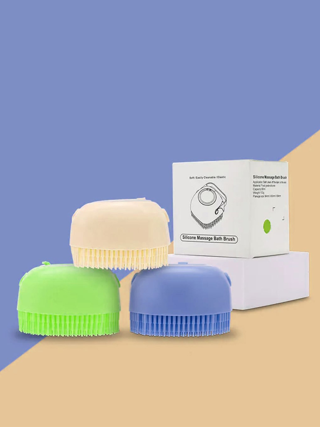 Adbeni Body Brush Exfoliating Body Scrubber 2-in-1