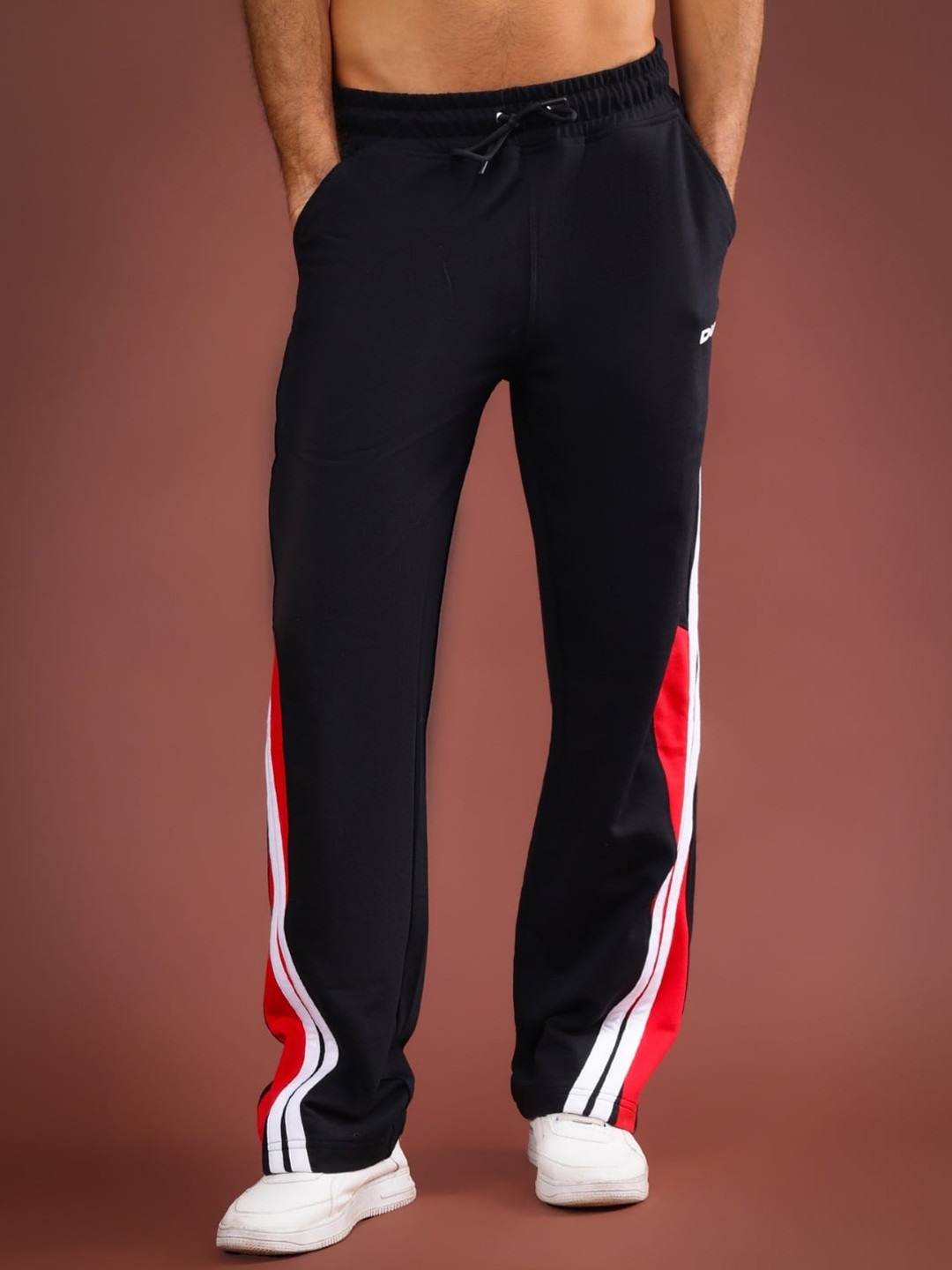 WEARDUDS Men Relaxed Fit Mid Rise Track Pants