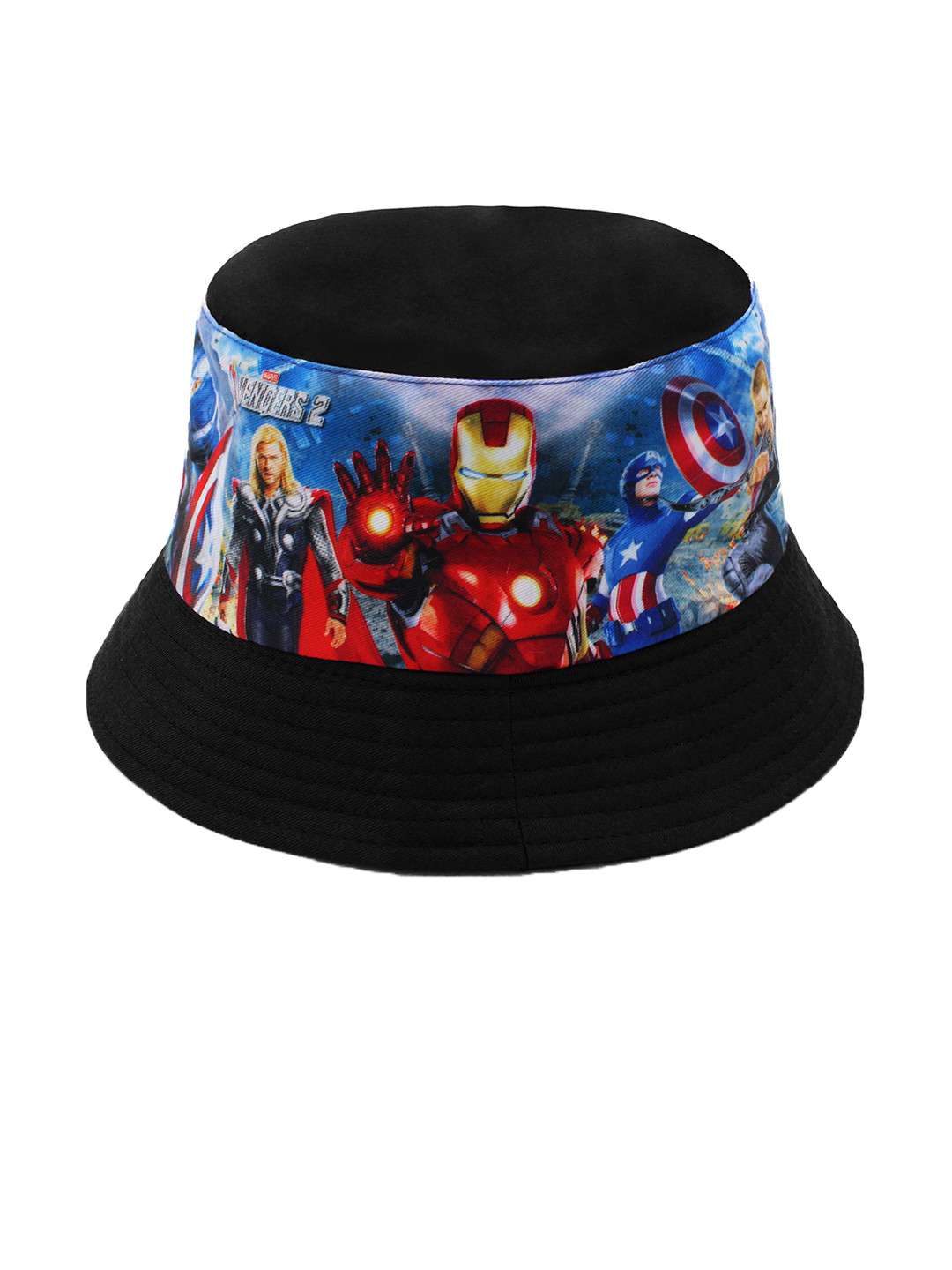 JENNA Men Black Self Design Bakerboy Hat