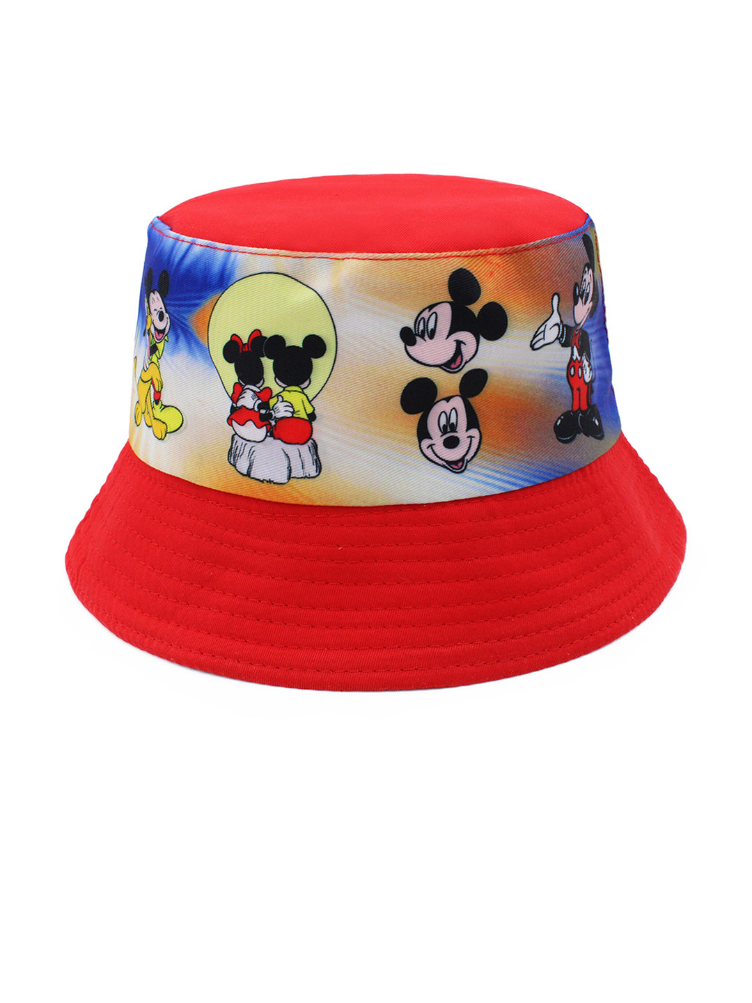 JENNA Men Red Self Design Fedora Hat