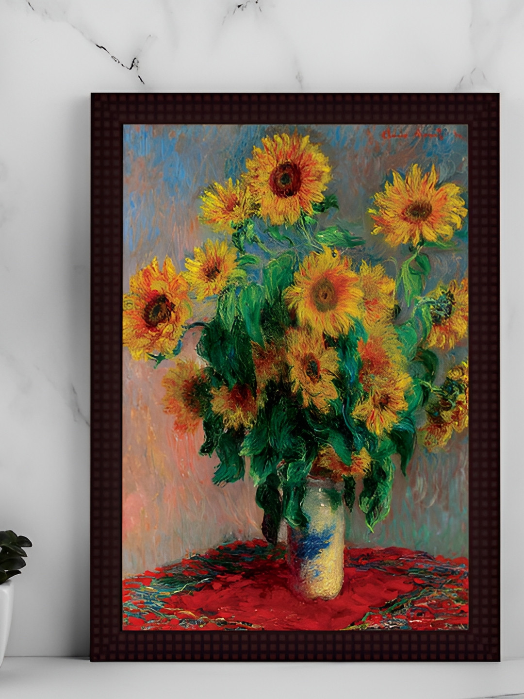 Tamatina Wood Wall Rectangle Paintings Wall Art -15.5x11.5In