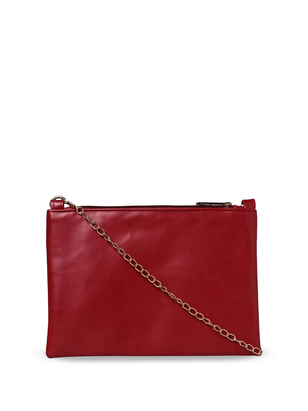 MARKQUES Structured Leather Cross Body Sling Bag