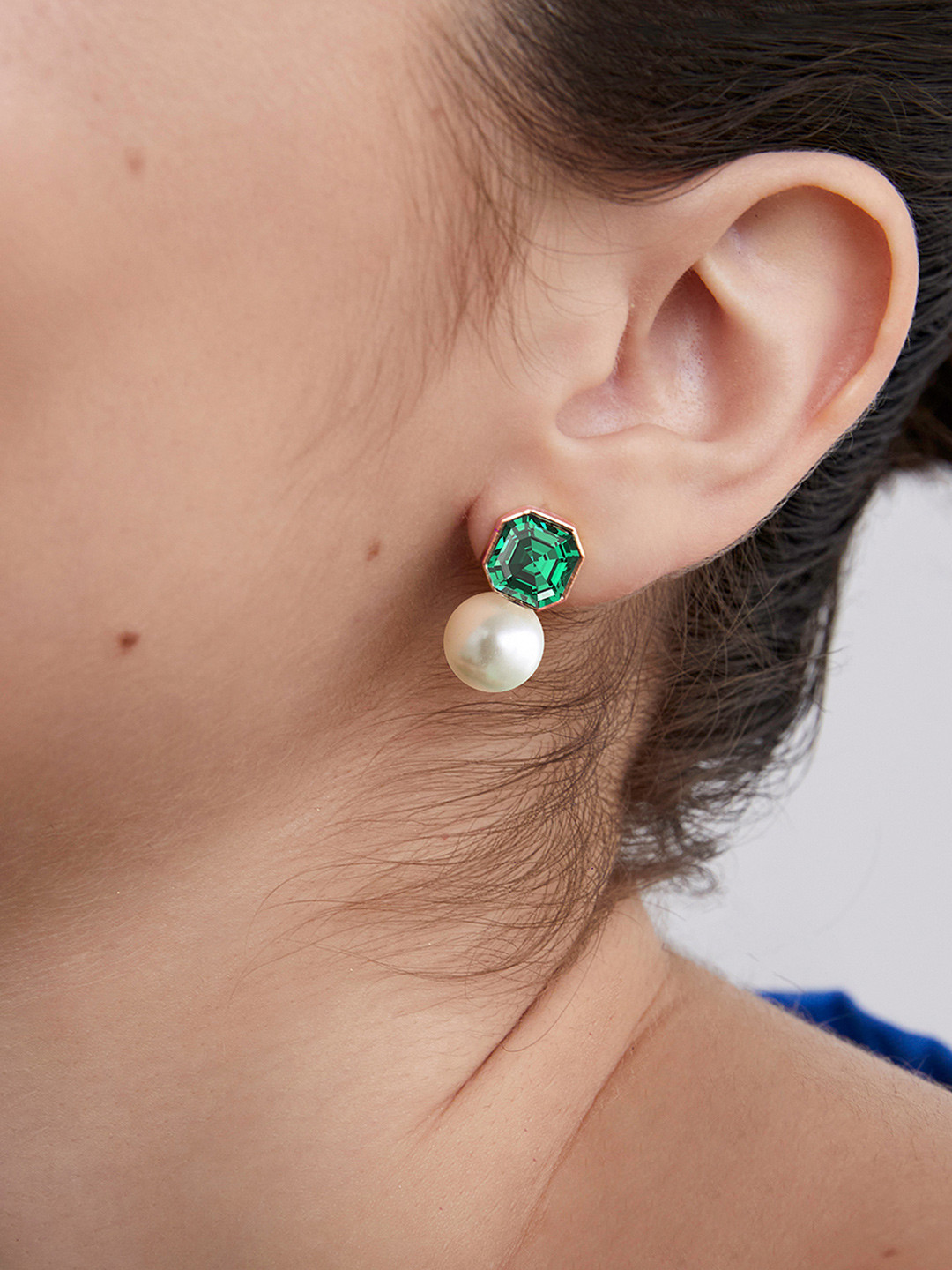MINUTIAE Rose Gold Plated Studs
