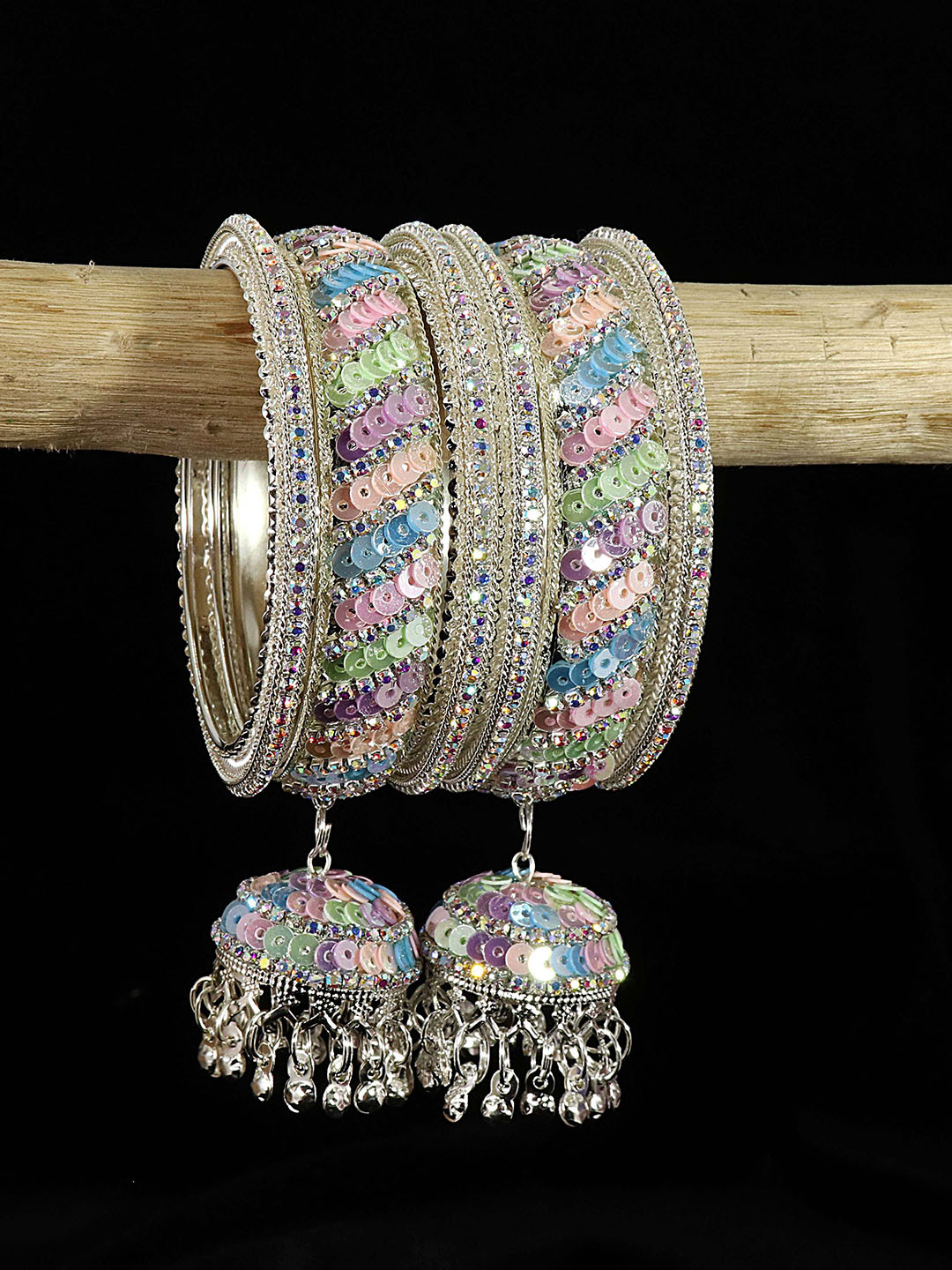 NMII Set Of 6 Zircon Bangles