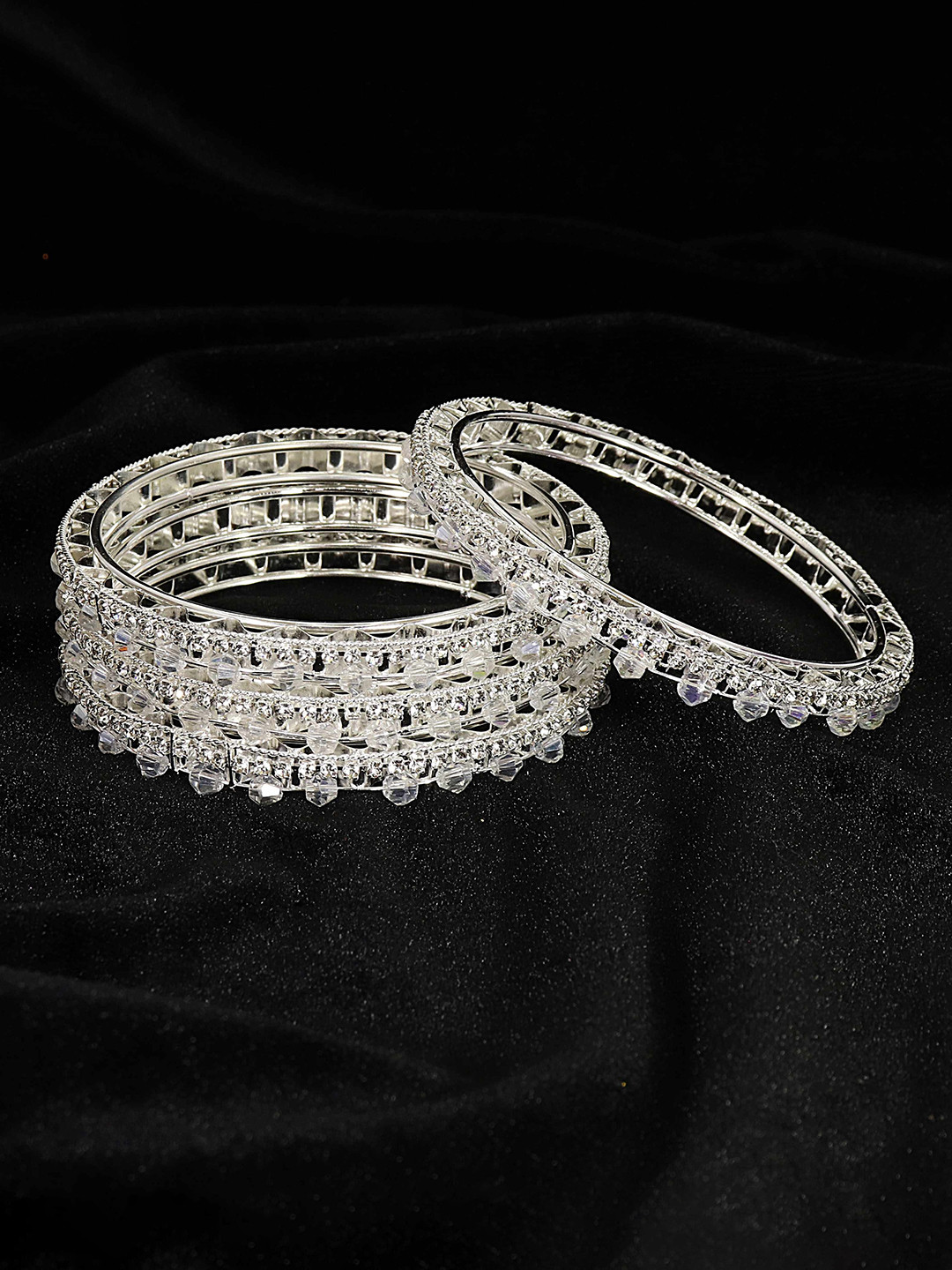 NMII Set Of 4 Zircon Bangles