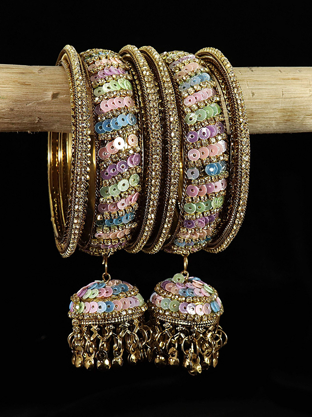 NMII Set Of 6 Cubic Zirconia Bangles