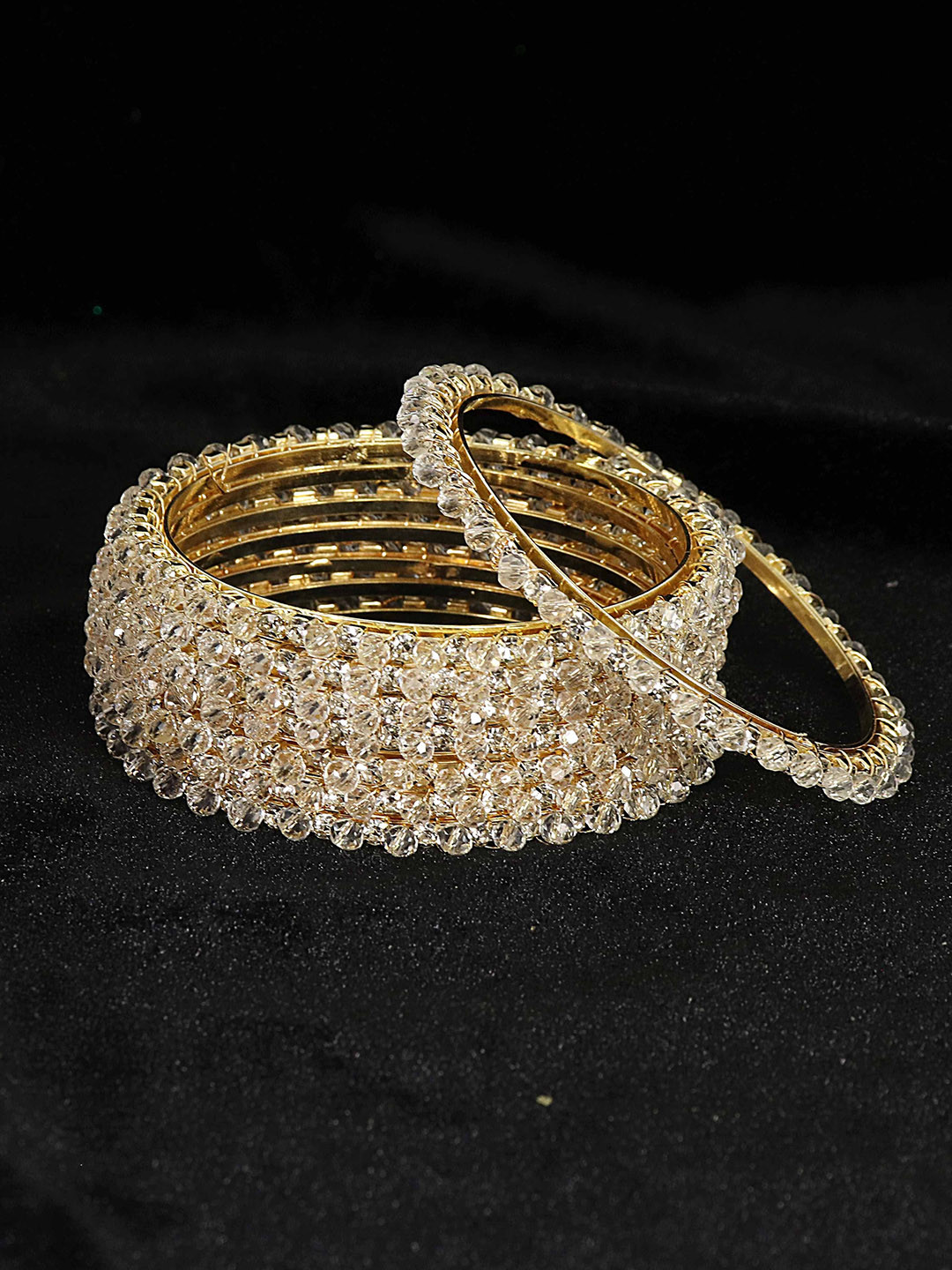 NMII Set Of 8 Zircon Bangles