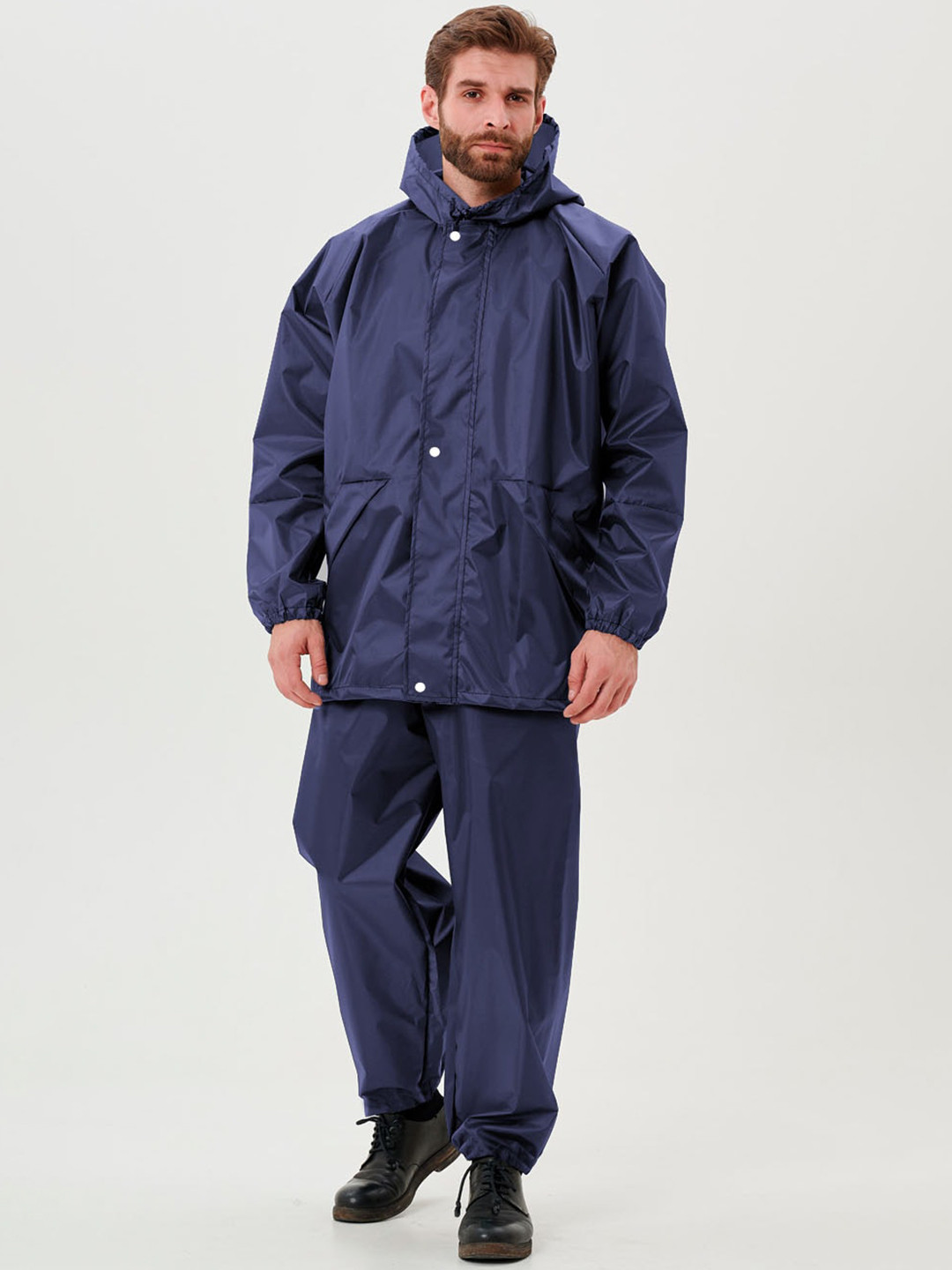 CAMISON Attached Hood Rain Suit