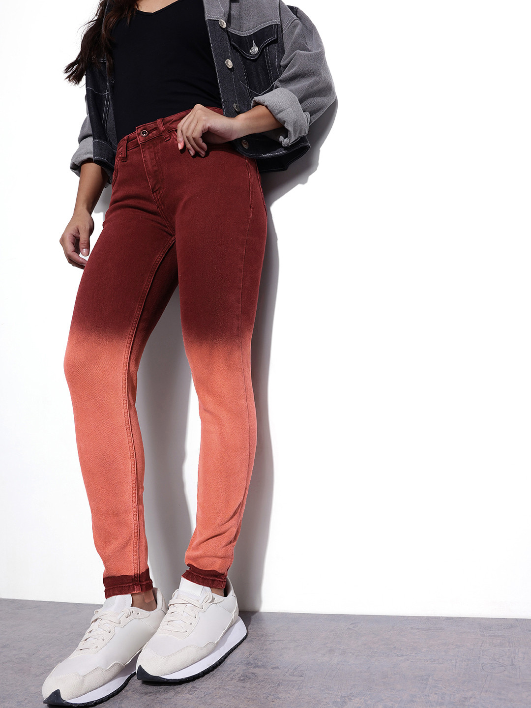 The Roadster Life Co. Women Washed-Out Wonders Slim Fit Jeans