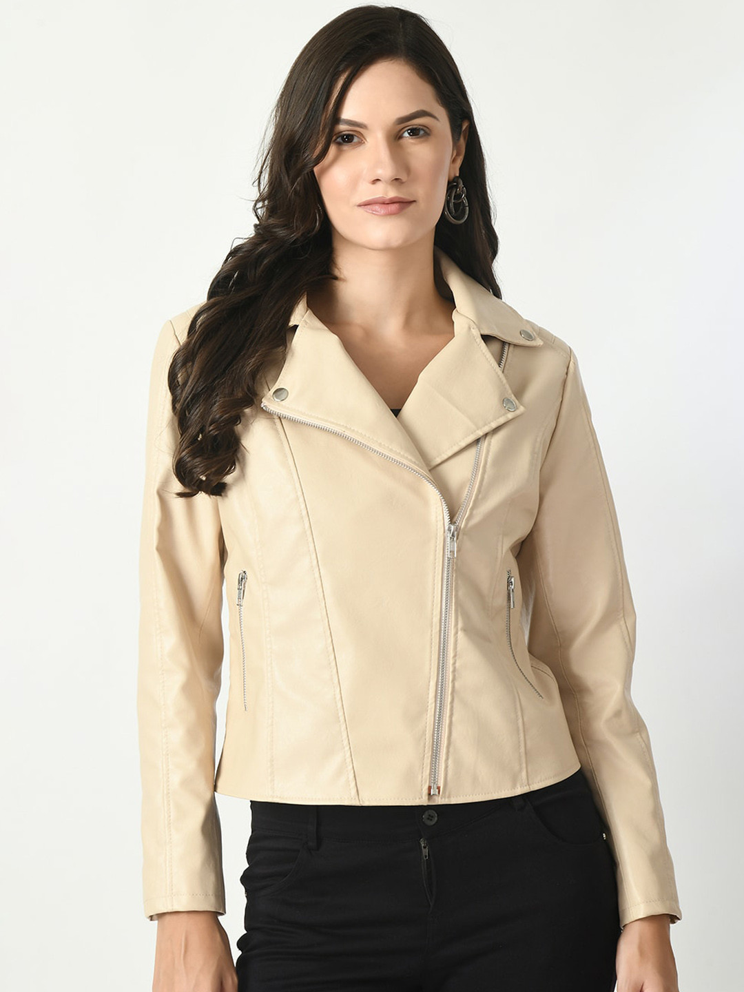 TBOJ Lapel Collar Water Resistant Anti Odour Sports Biker Jacket