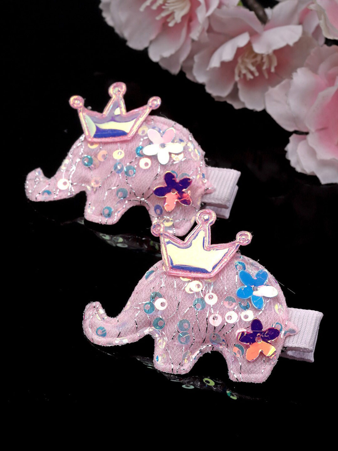 Stoln Girls Set of 2 Elephant Hair Clips