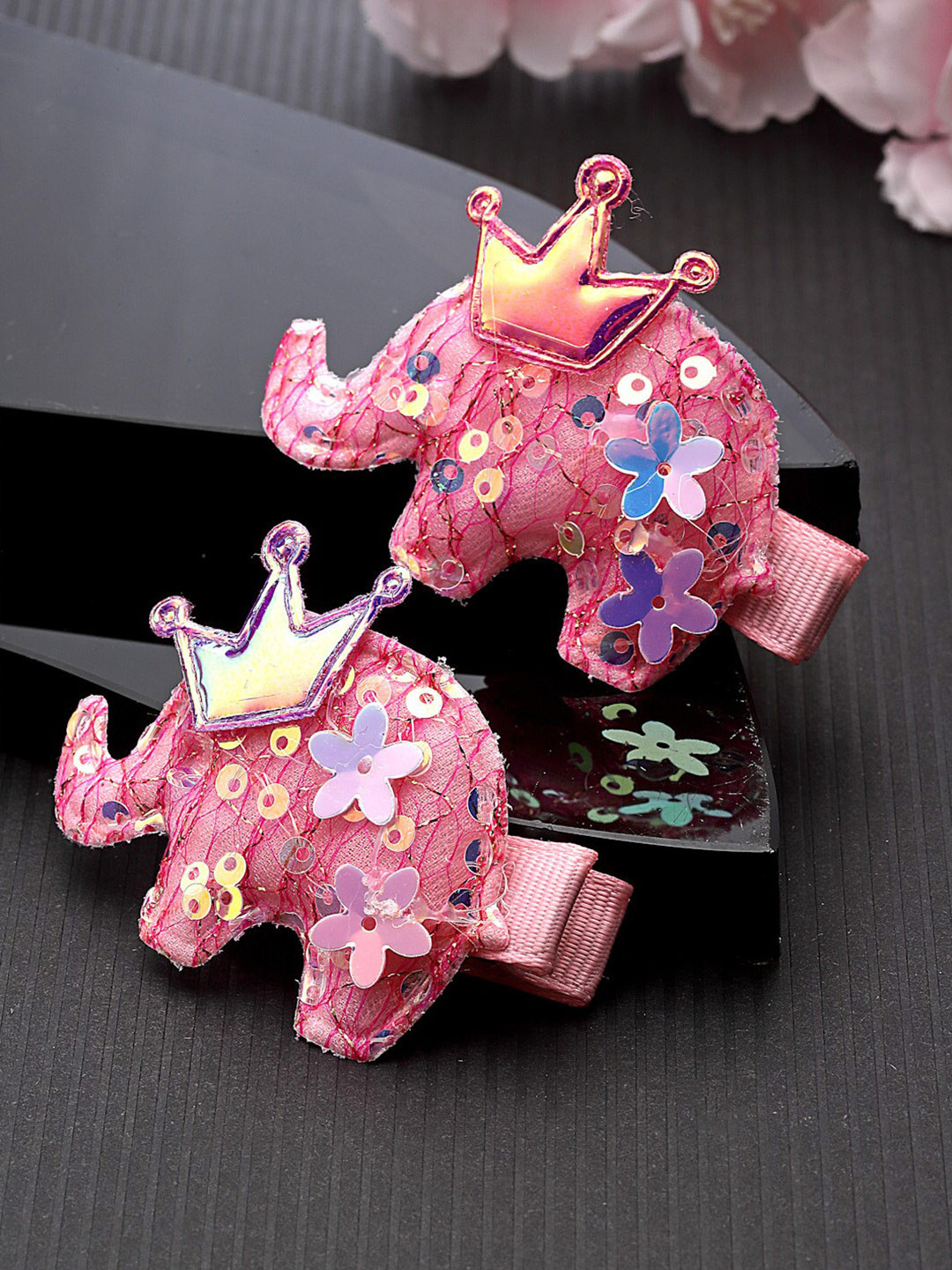 Stoln Girls Set of 2 Elephant Hair Clips