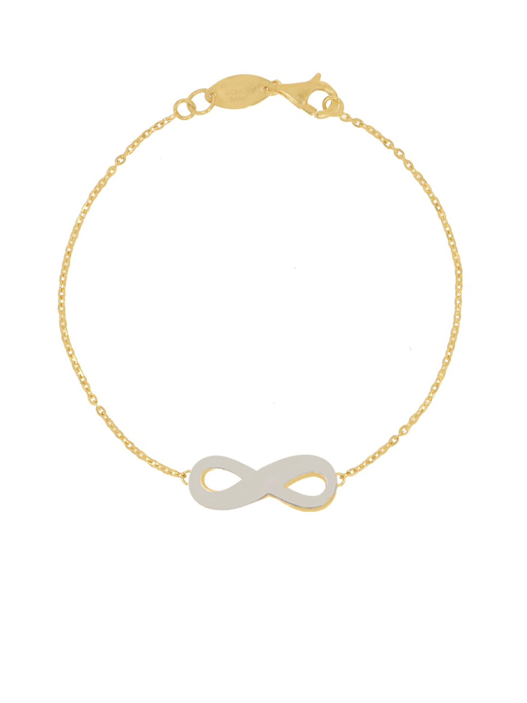 BHIMA 22KT Gold Infinity-Charm Bracelet-2.82g