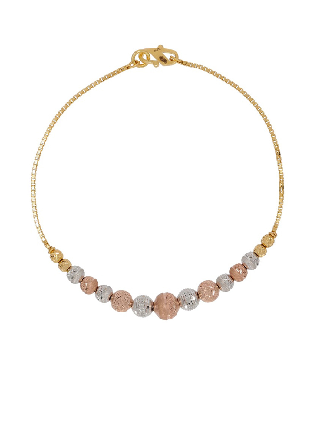 BHIMA 22K 916 Gold Ball-Charm Bracelet