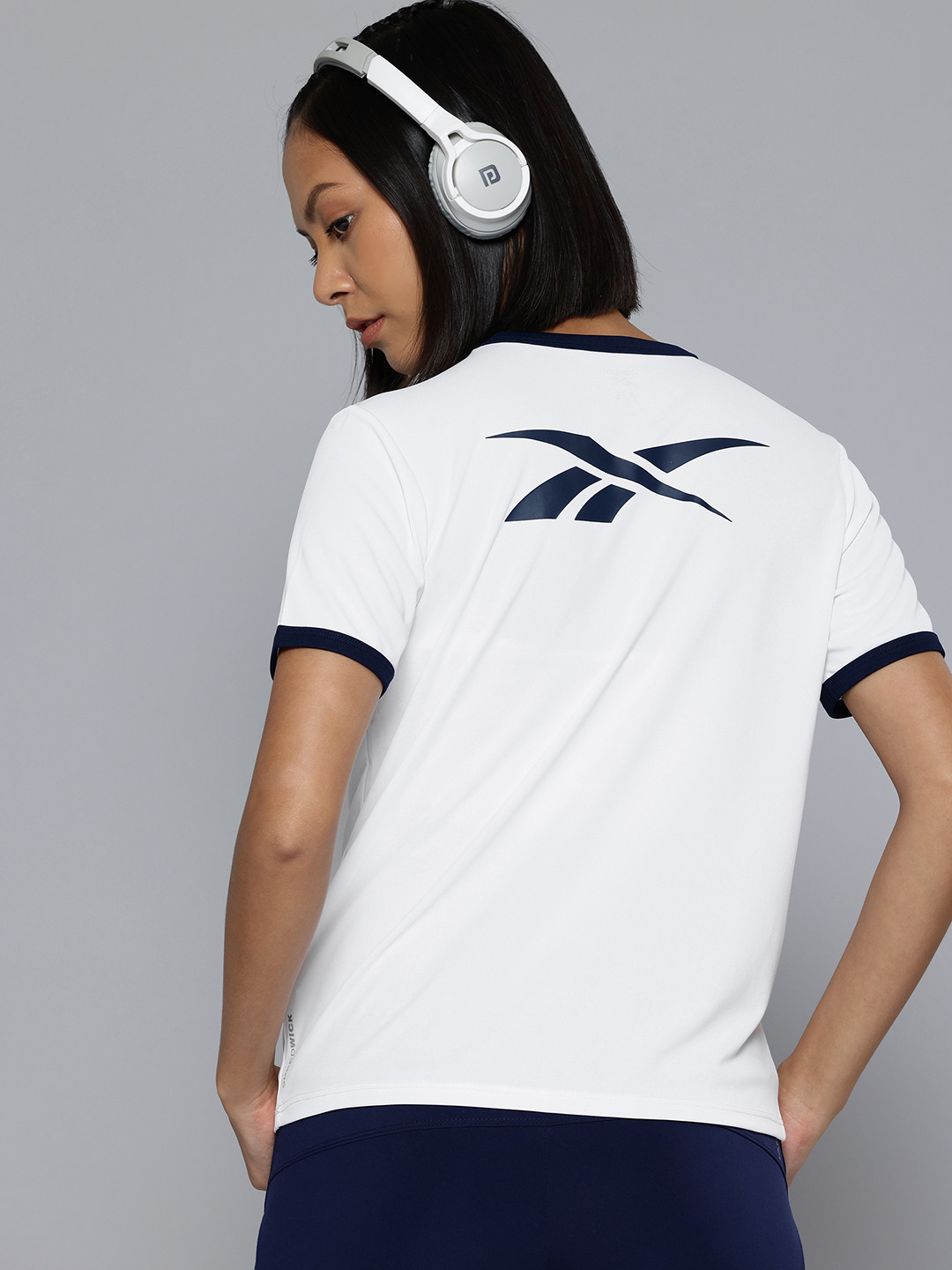Reebok  Brand Logo Printed Tennis T-shirt