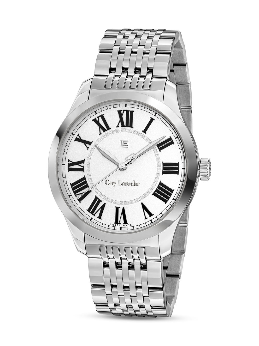 Guy Laroche Louis Men Bracelet Straps Analogue Swiss Made Watch GLWGG0001103