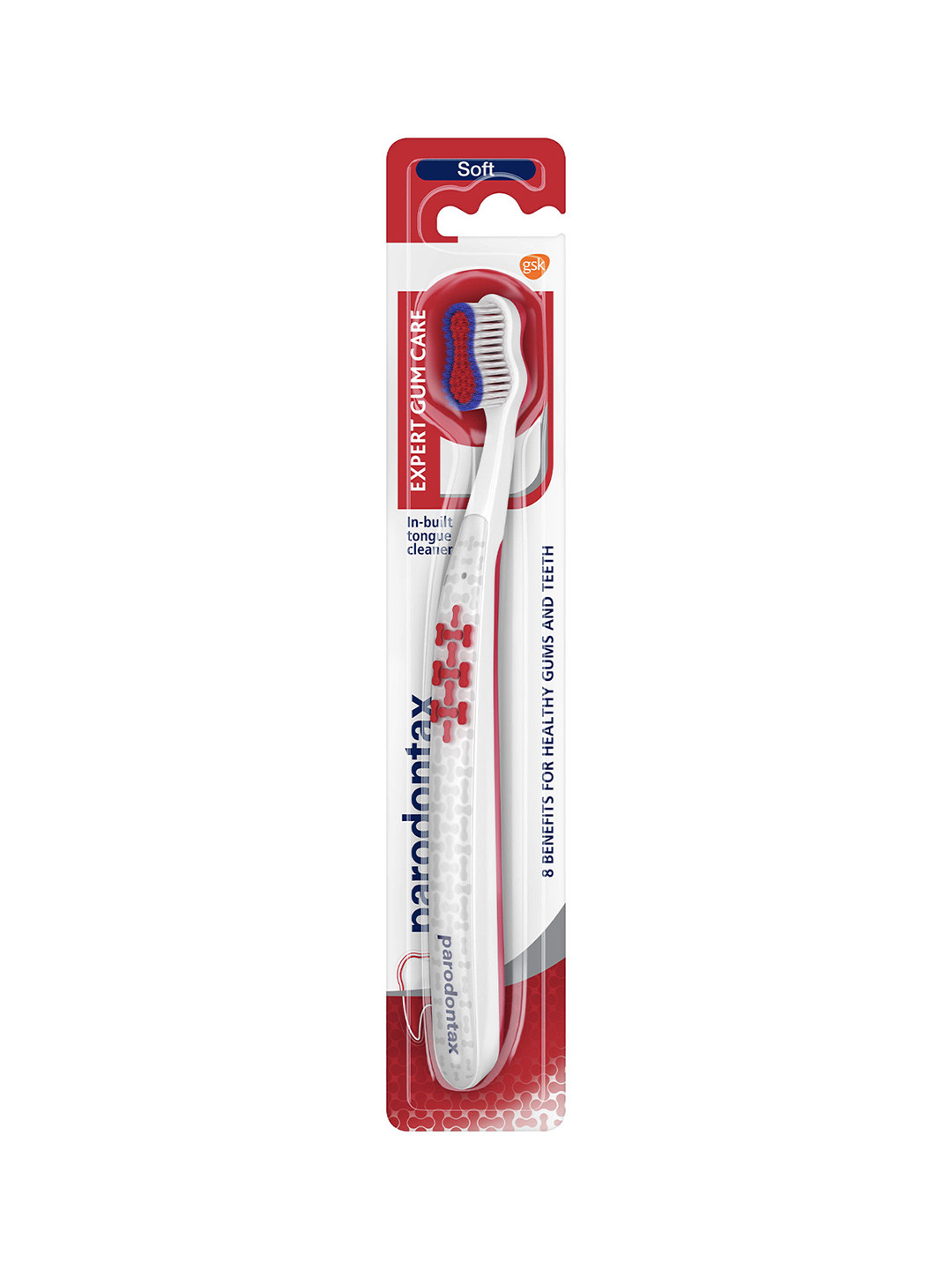 Parodontax Expert Gum Care Manual ToothBrush - Red & White
