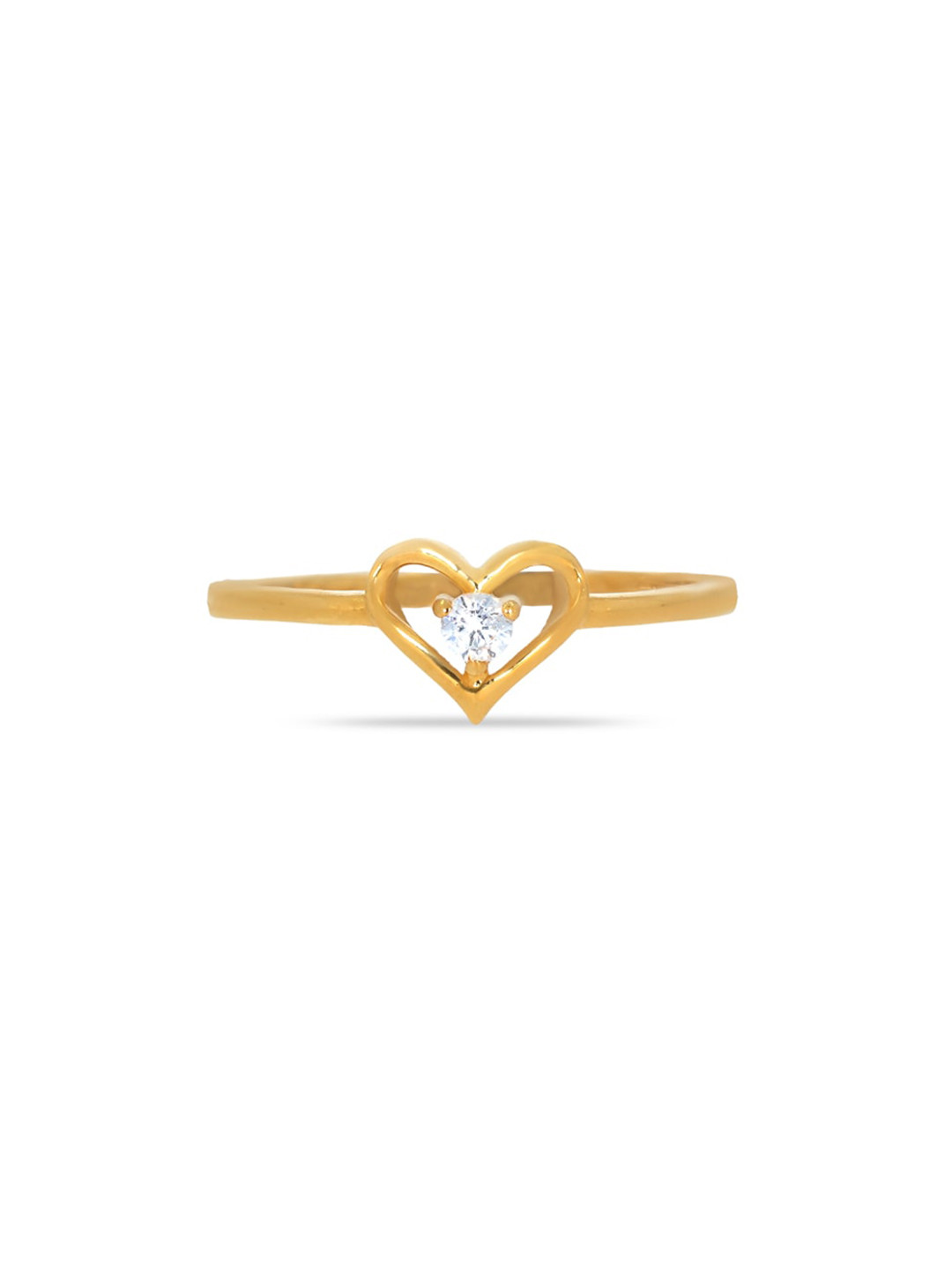 BHIMA BIS Hallmark 22K 916 Gold Stone-Studded Ring