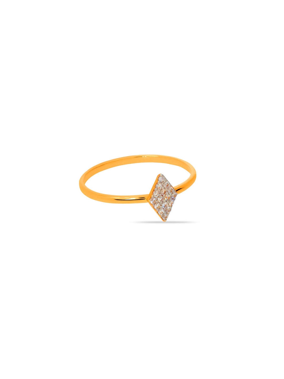 BHIMA BIS Hallmark 22K 916 Gold Stone-Studded Ring