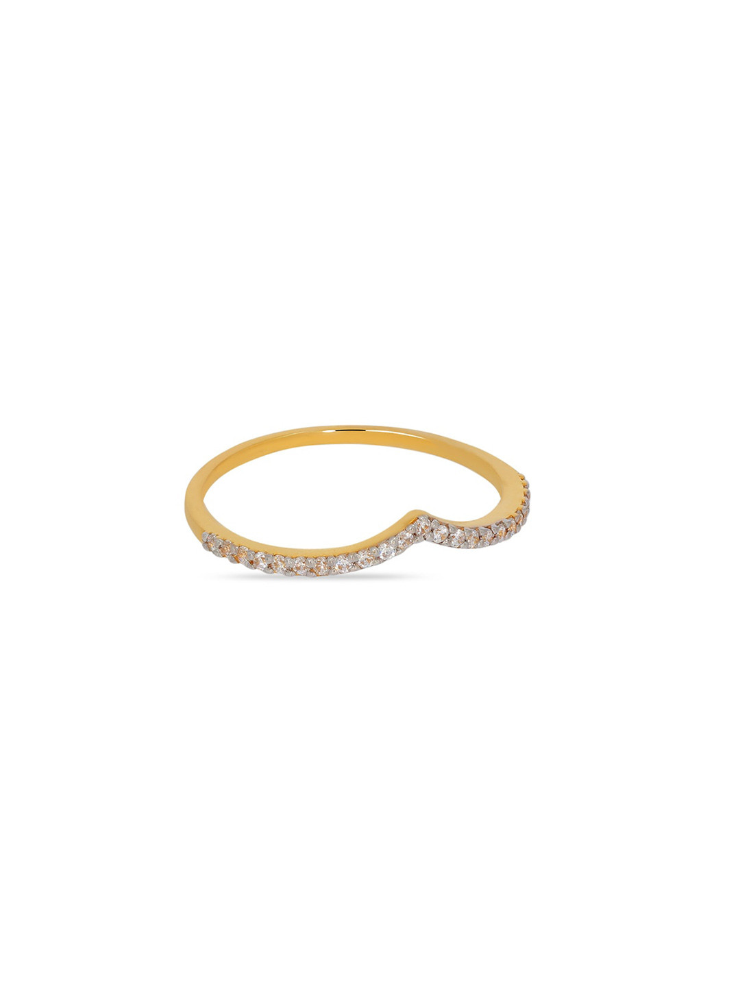 BHIMA BIS Hallmark 22K 916 Gold Stone-Studded Ring