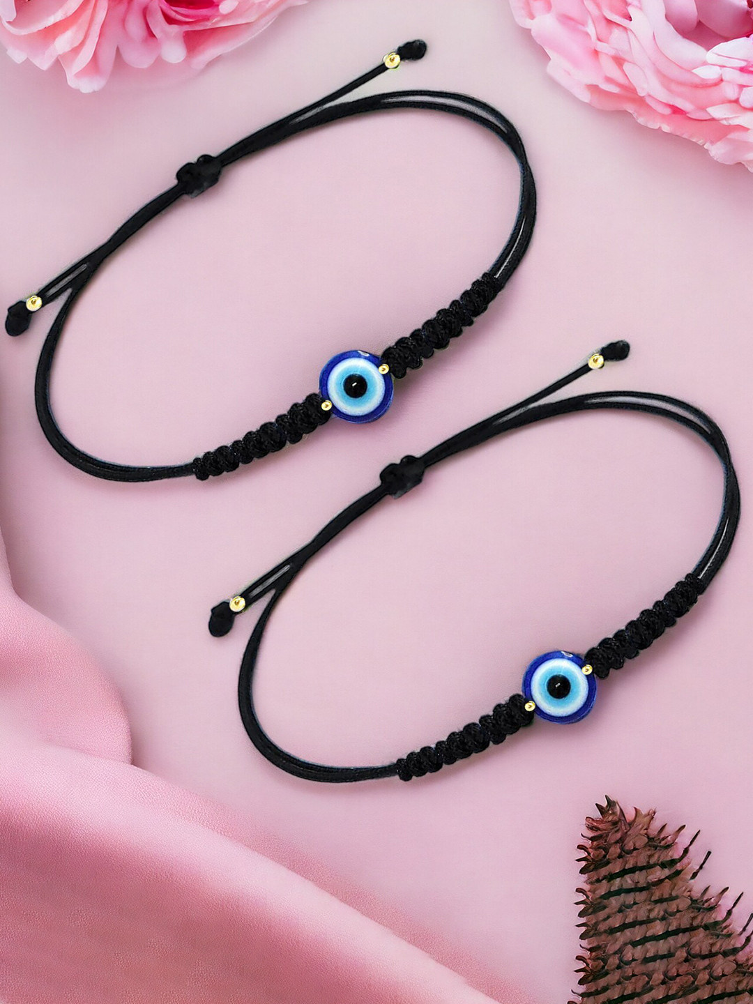 Okos Evil Eye Artificial Beads Anklets