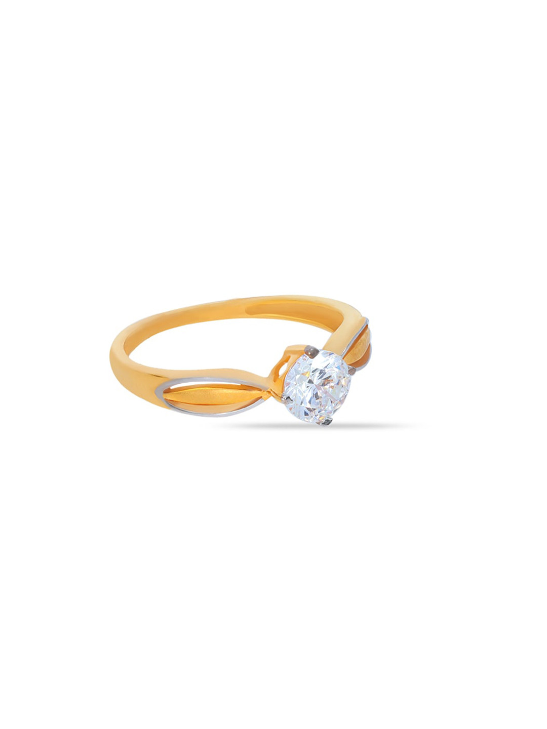 BHIMA Jewels  BIS Hallmark 22K 916 Gold Stone-Studded Finger Ring